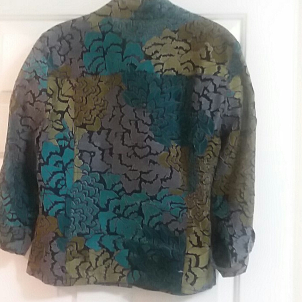 Ruby Rd burn out blouse - Picture 2 of 5